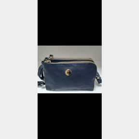 STONE MOUNTAIN BLUE DUAL ZIP PURSE - 51626/5504
