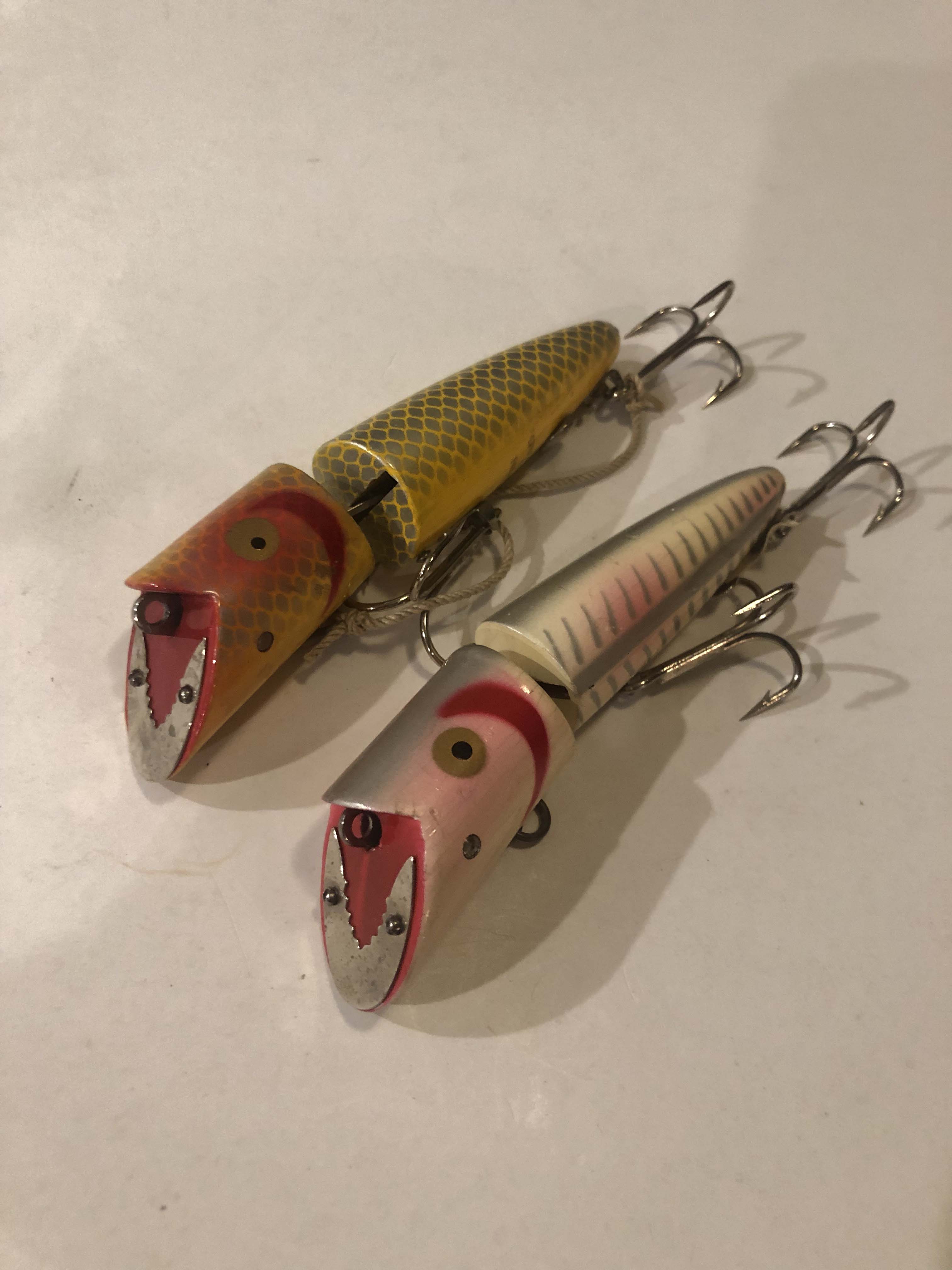 OUTSTANDING PAIR OF HEDDON KING ZIG WAGS-40'S. | The Angling 