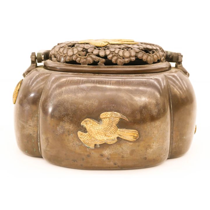 Fine Japanese Mixed Metals Bronze Hand Warmer