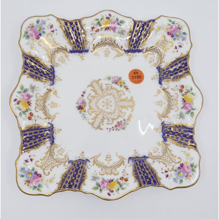 Antique Wedgwood Etruria Square Small Plate- 8.5"