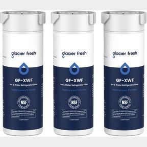 GLACIER FRESH XWF REPLACEMENT FOR GE XWF REFRIGERATOR WATER FILTER PACK OF 3