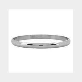 Solid 5mm Stainless Steel Bangle - Stainless Steel - 7 cm-50582/22020 (B1 S1) C