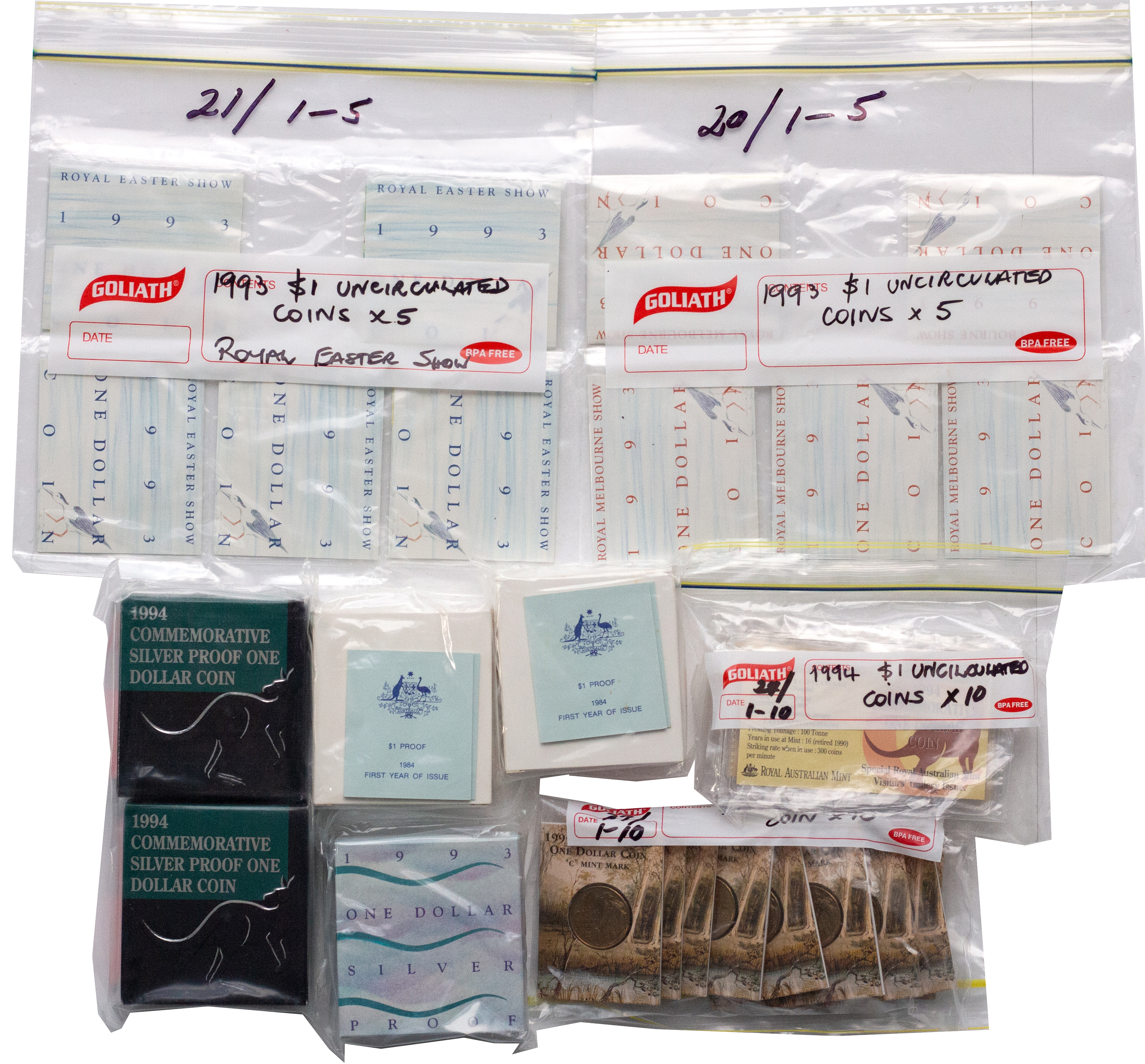 Elizabeth II, One Dollar, 1993, UNC