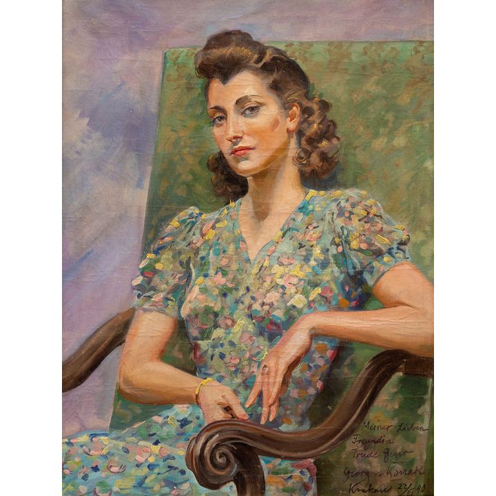 Jerzy Kossak | Portret Trude Geyer, 1940 r.