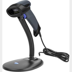NETUM WIRED QR CODE SCANNER, USB 1D 2D HANDHELD BARCODE SCANNER COMPATIBLE FOR LAPTOPS, COMPUTERS, CASHIER POS SYSTEM (2D-M5S)