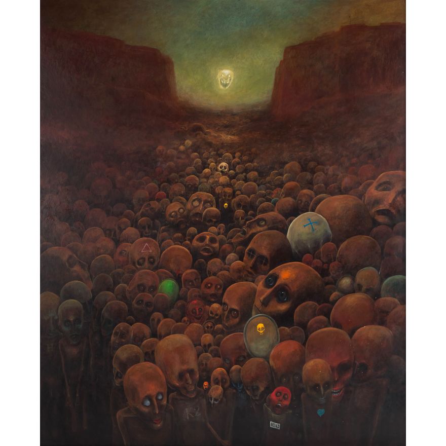 Zdzisław Beksiński | Bez tytułu, 1974
