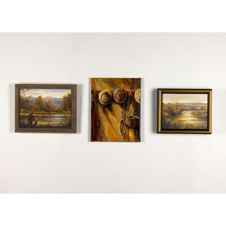 Rod Crossman (1952- ), Set of Three Sporting Scenes