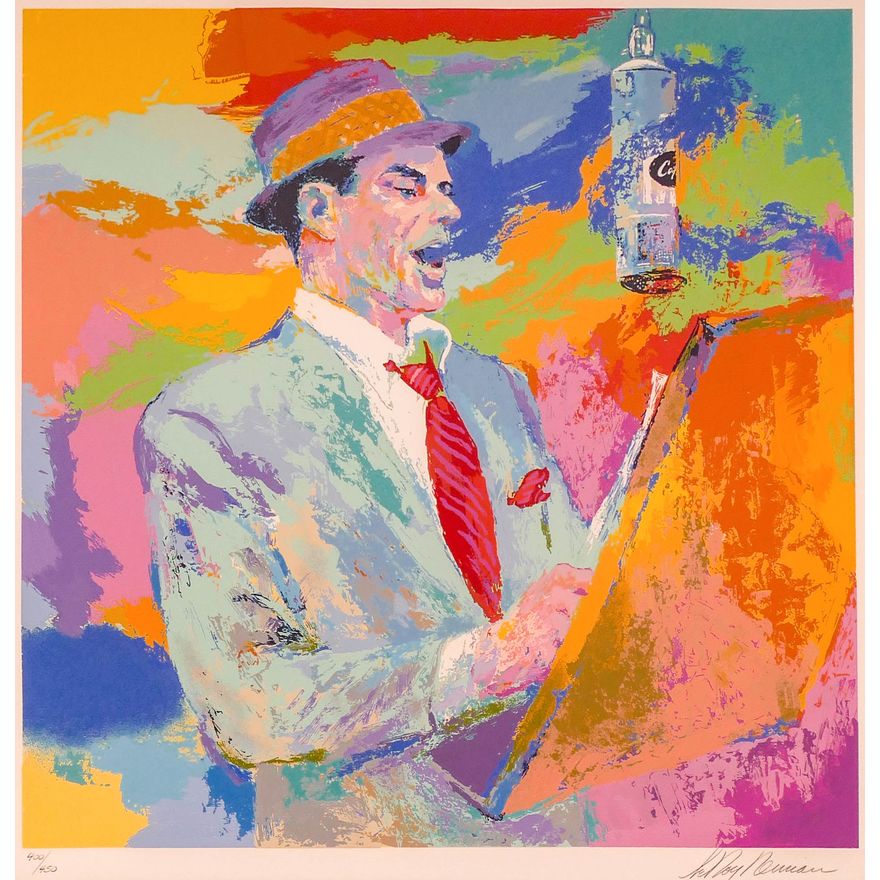 LeRoy Neiman ''Duets'' (Frank Sinatra) 1994 Serigraph