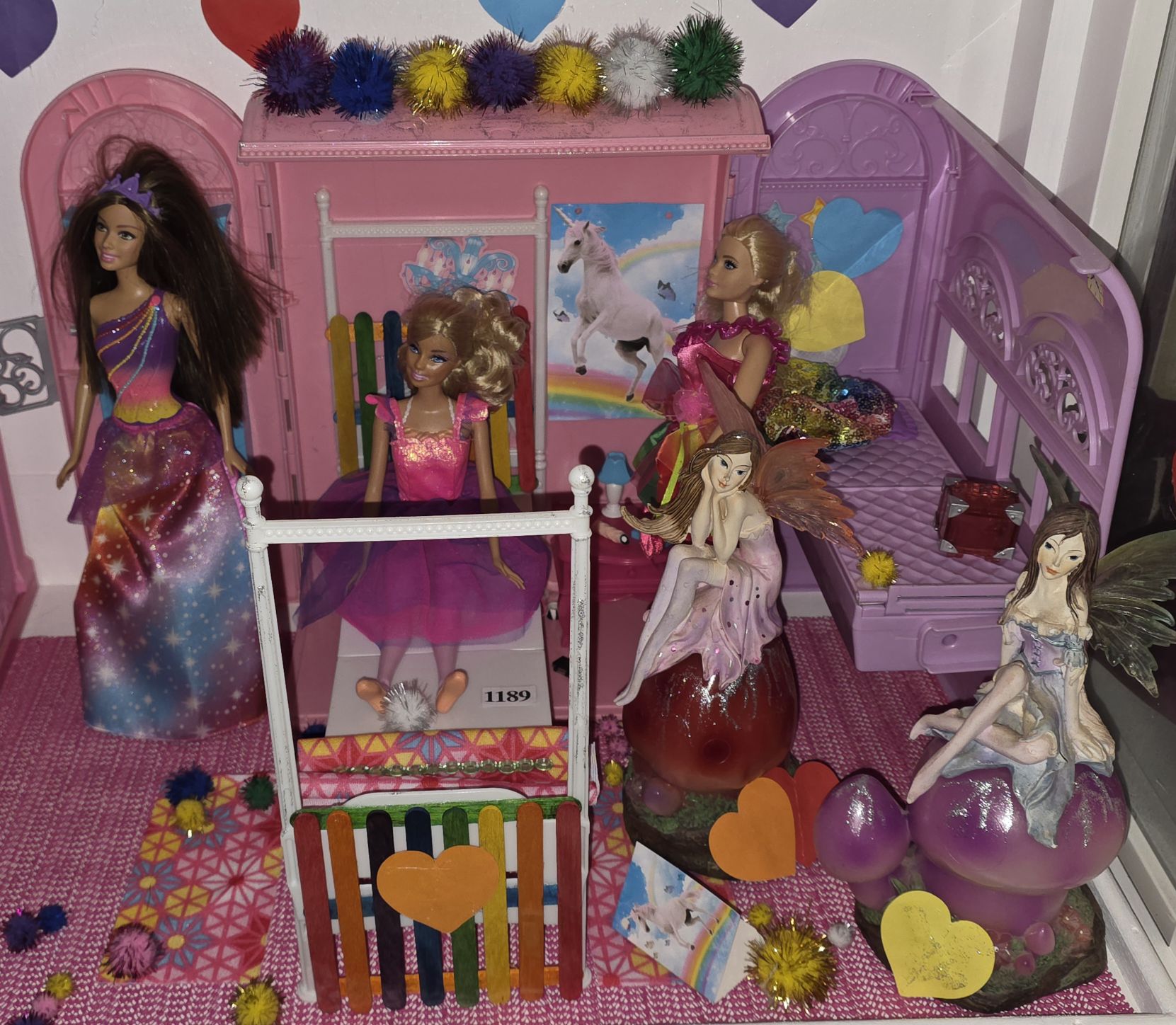 Barbie Doll Bedroom Setting