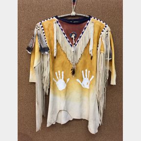 Joseph Skywolf Apache Beaded War Shirt