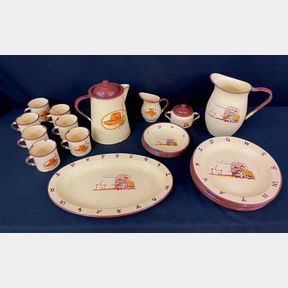 Vintage Lot of Monterey Western Enamelware