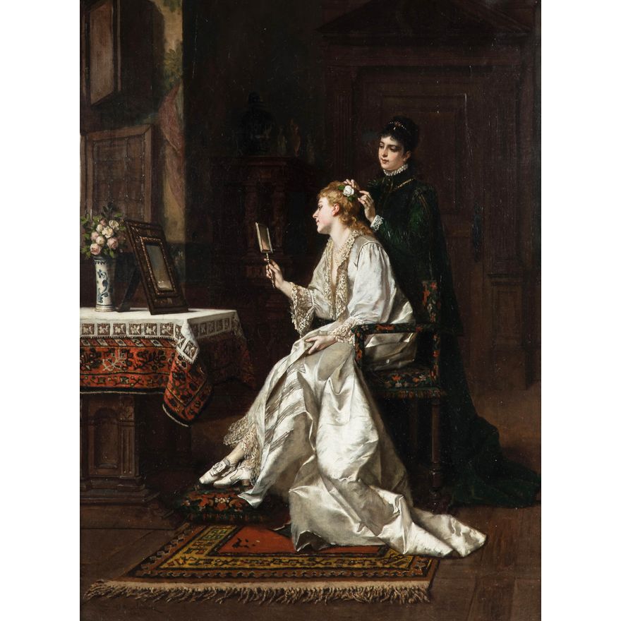 Władysław Bakałowicz | Dama w buduarze