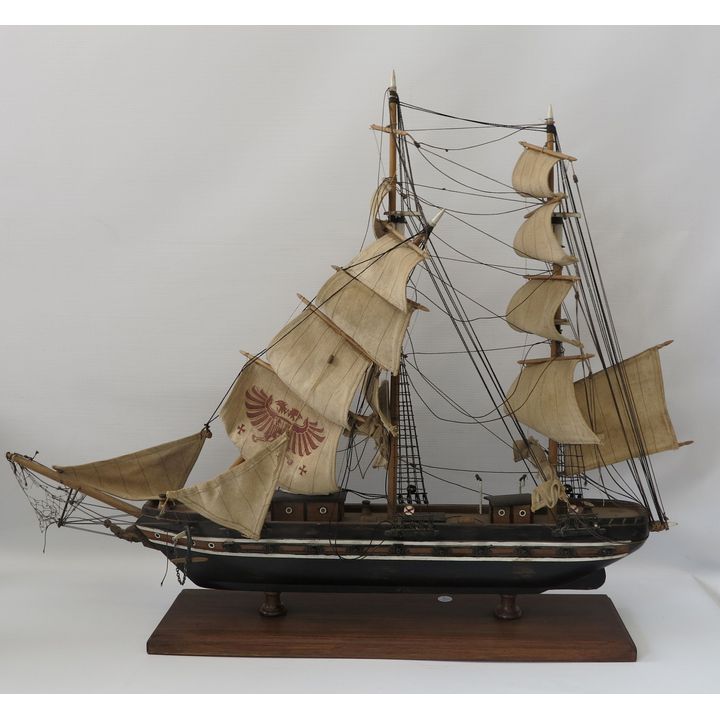 MODEL SHIP ON STAND