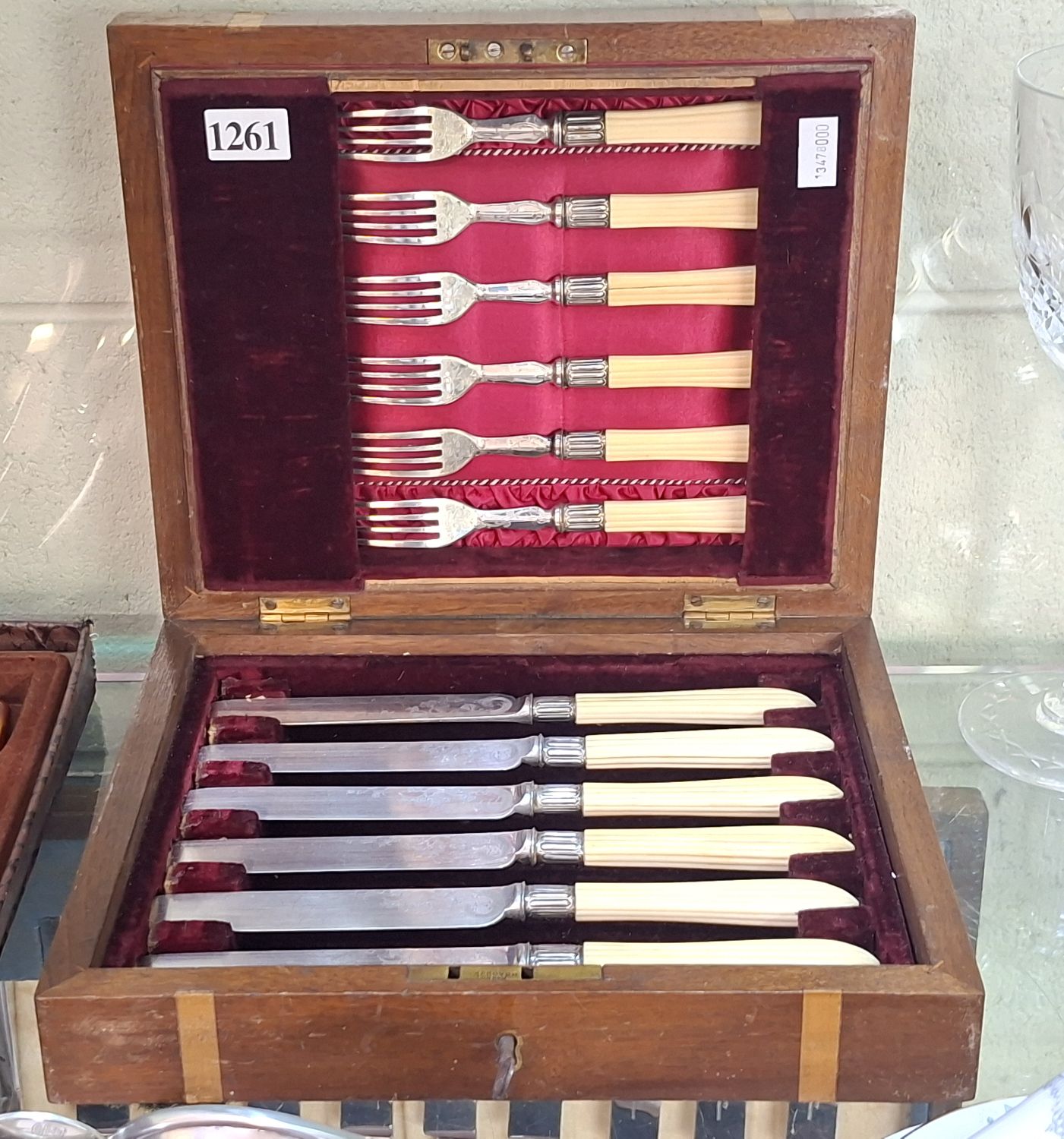 Ivory Handled Fish Service