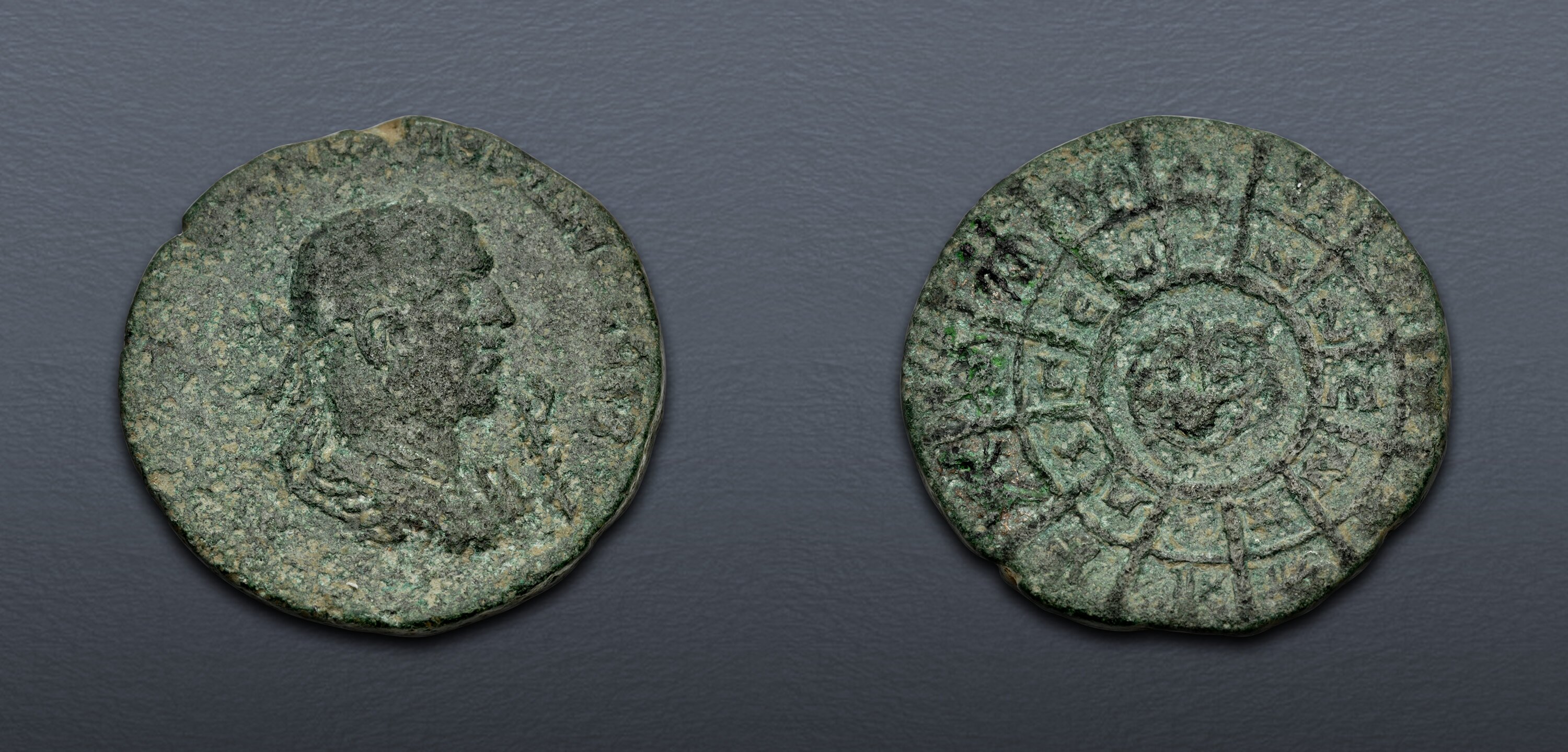 CILICIA, Aegeae. Valerian I. AD 253-260. Æ (30.5mm, 19.76 g, 6h