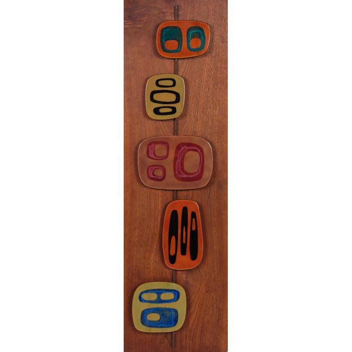 A Scandinavian retro wall plaque