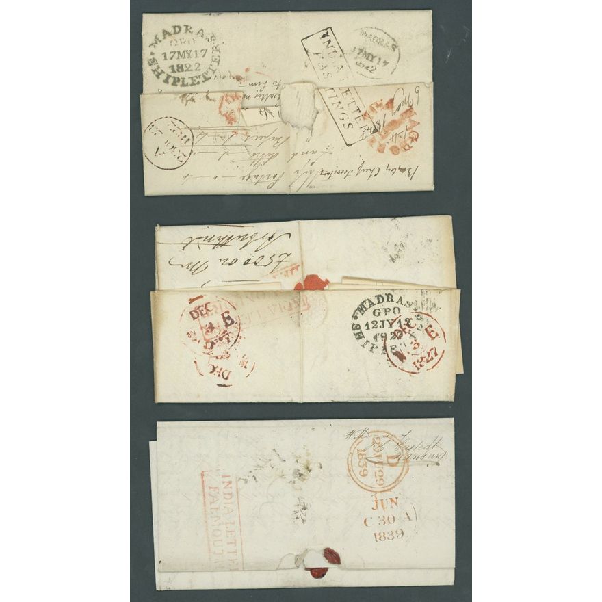 India Postal History A selection of early covers and entire letters (20 ...