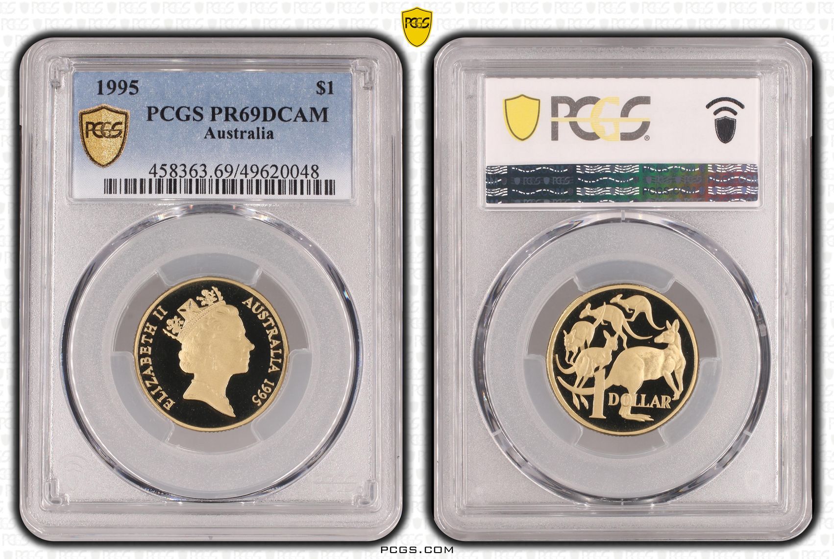 One Dollar, 1995, PCGS PR69DCAM