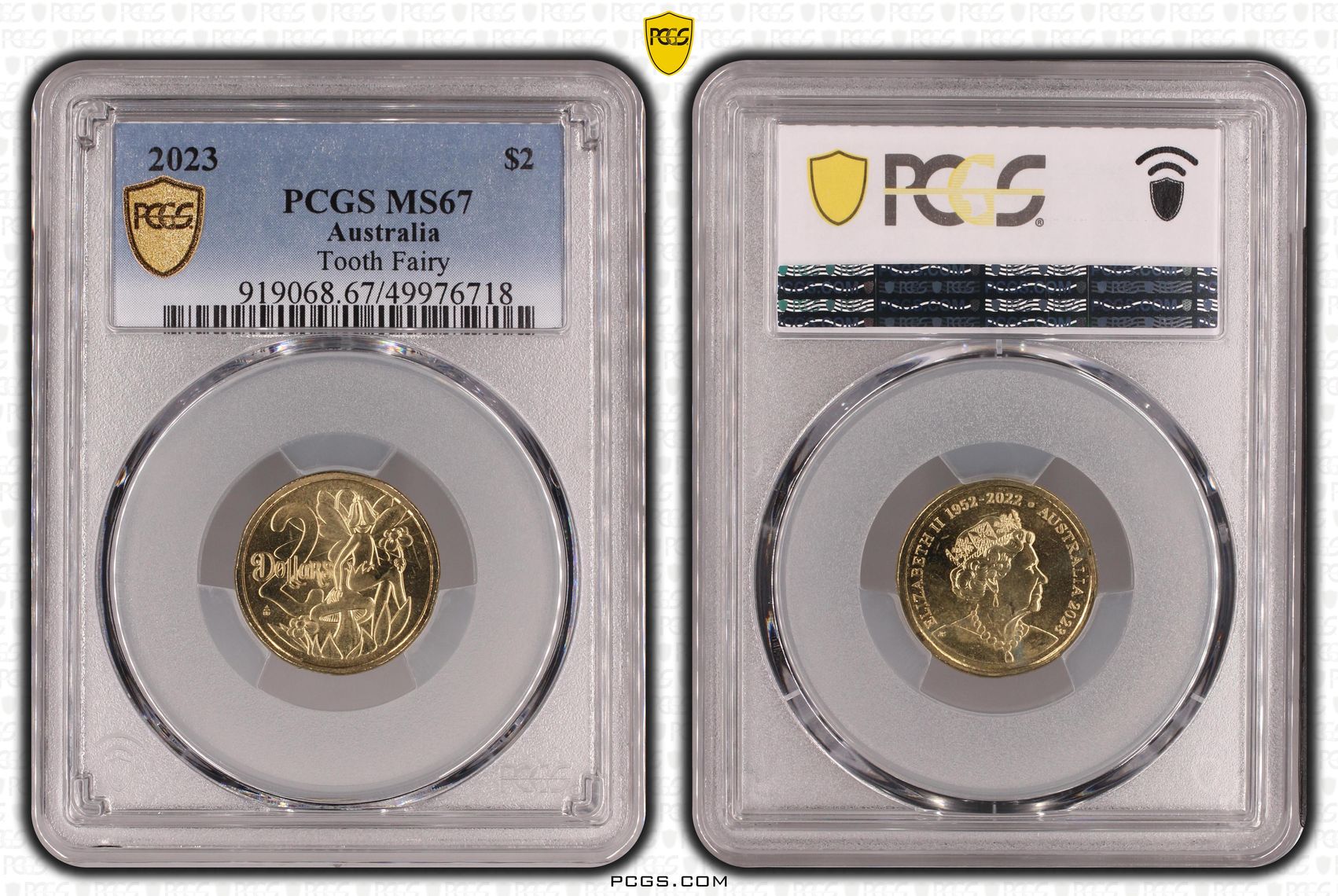 Tooth Fairy, Two Dollar, 2023, PCGS MS67