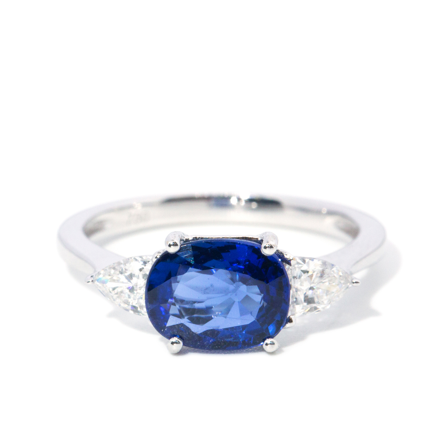 234 · 1.66 Carat Sapphire and Diamond Ring
