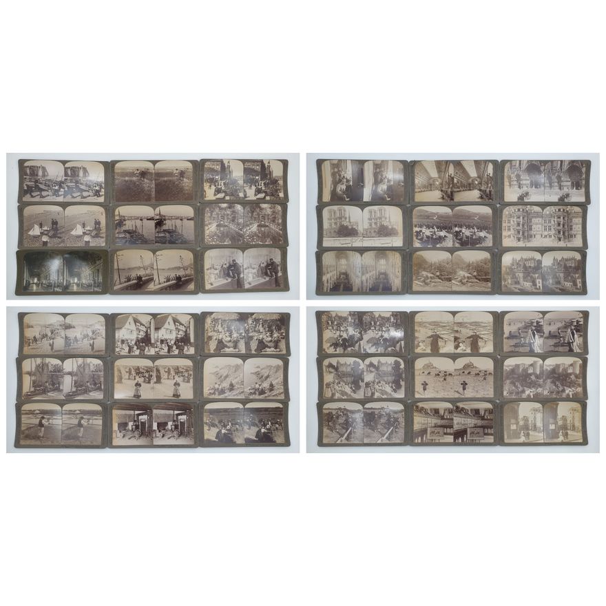 Stereograph Cards - France (x36)