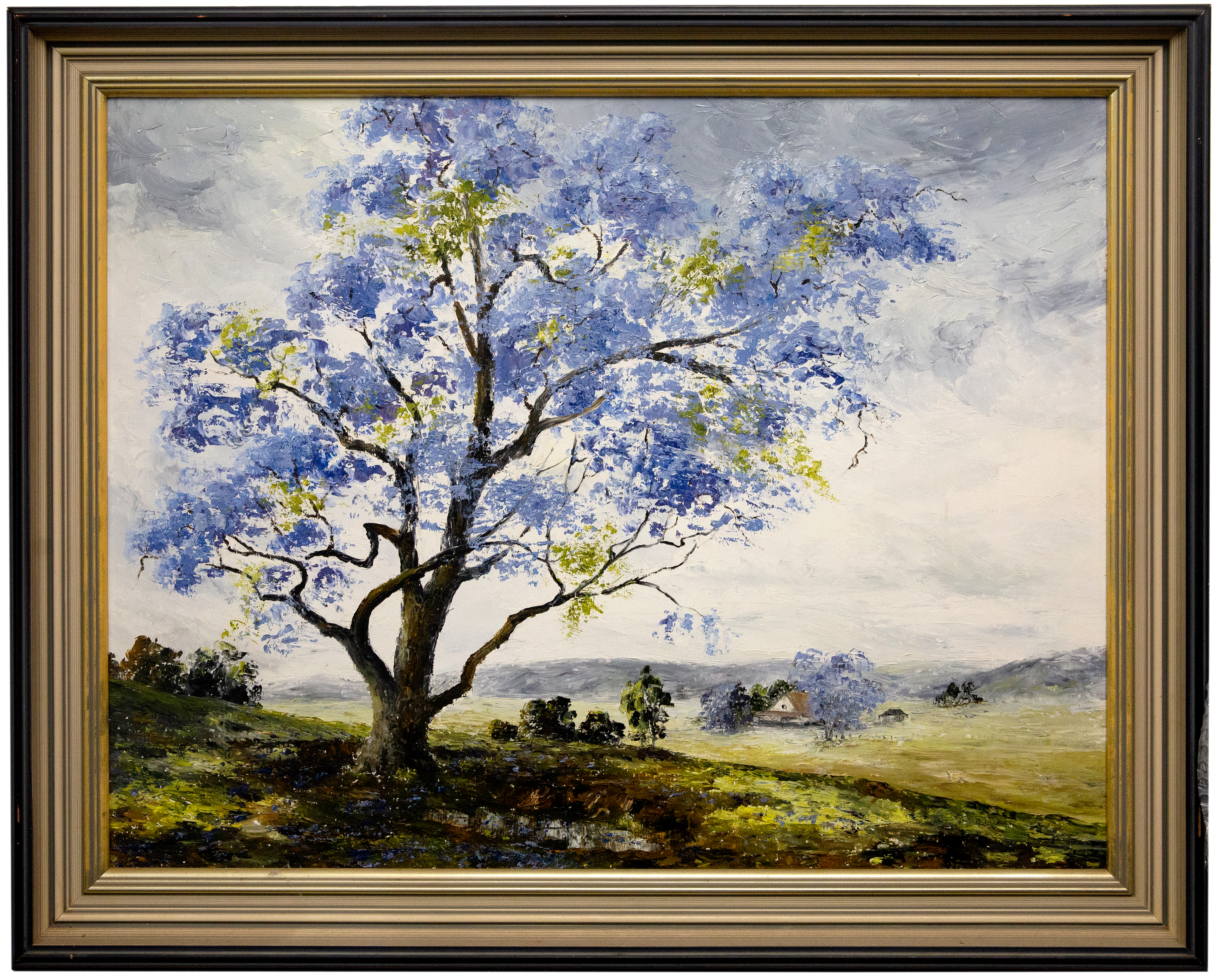 B. Tucker, 'Landscape with Jacaranda Tree',