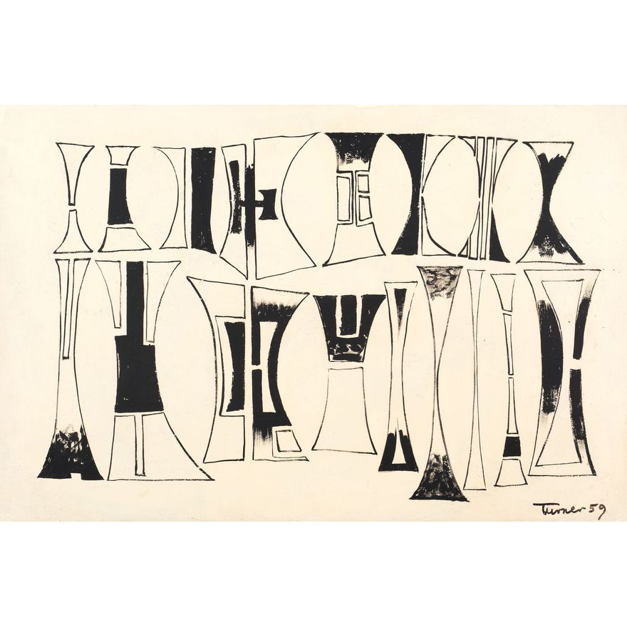 Dennis Knight Turner 'Melanesian Abstract'
