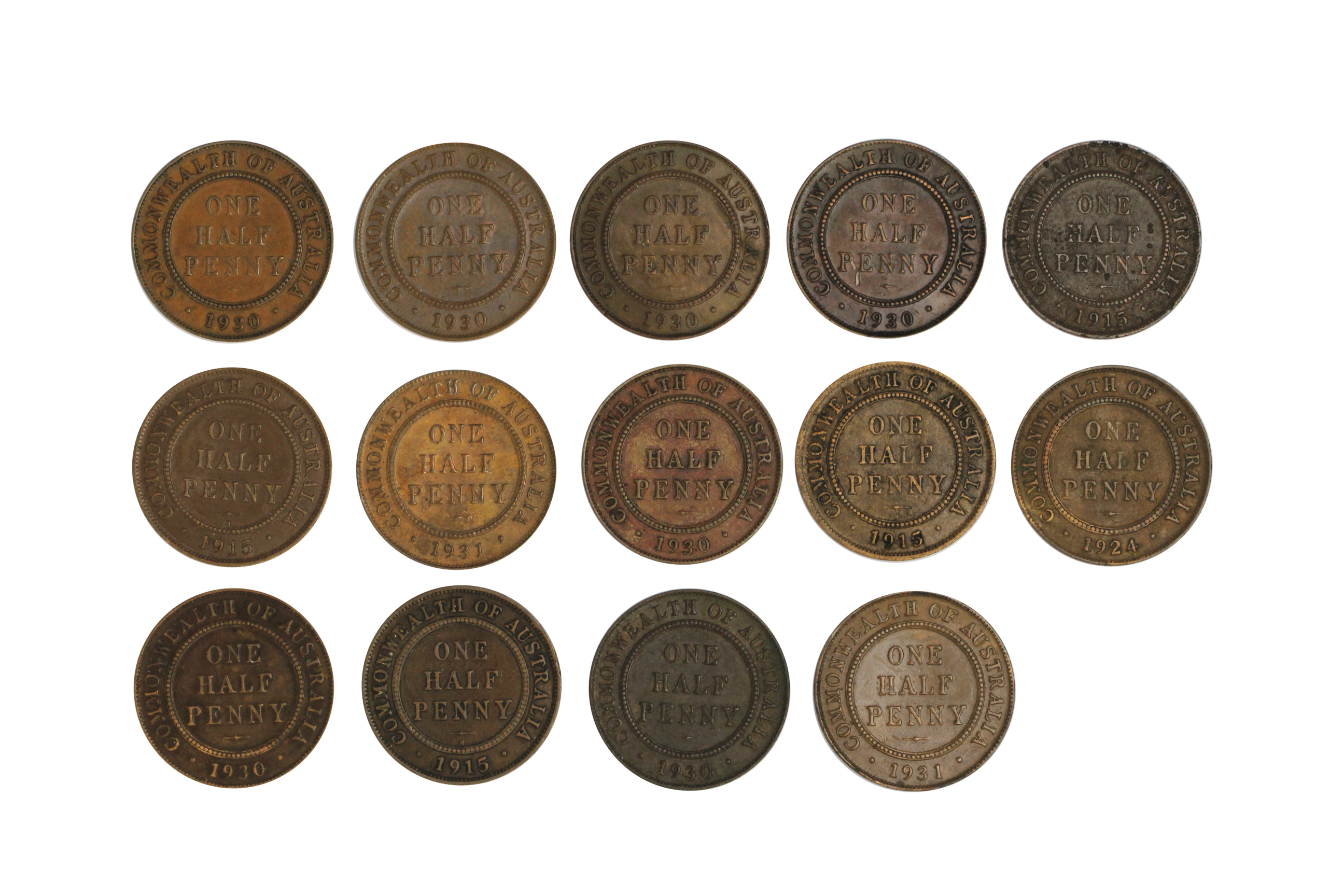 877. · Accumulation, Halfpenny