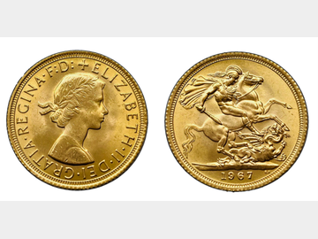 1967 ELIZABETH II PRE-DECIMAL GOLD SOVEREIGN