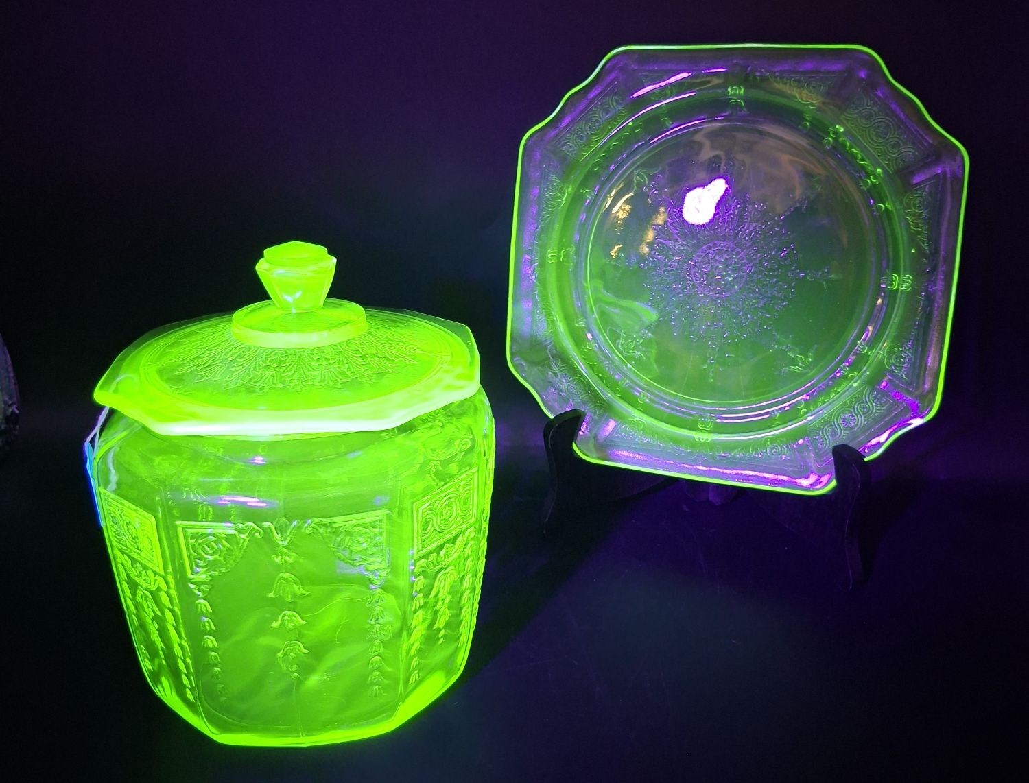 Anchor Hocking “Princess” Biscuit Jar