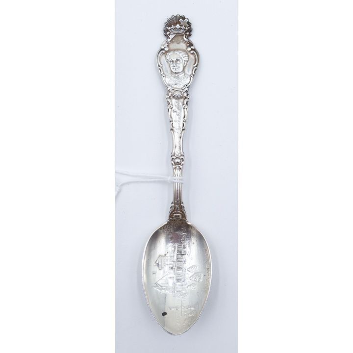 Antique Mary Baker Eddy Sterling Souvenir Spoon 6''