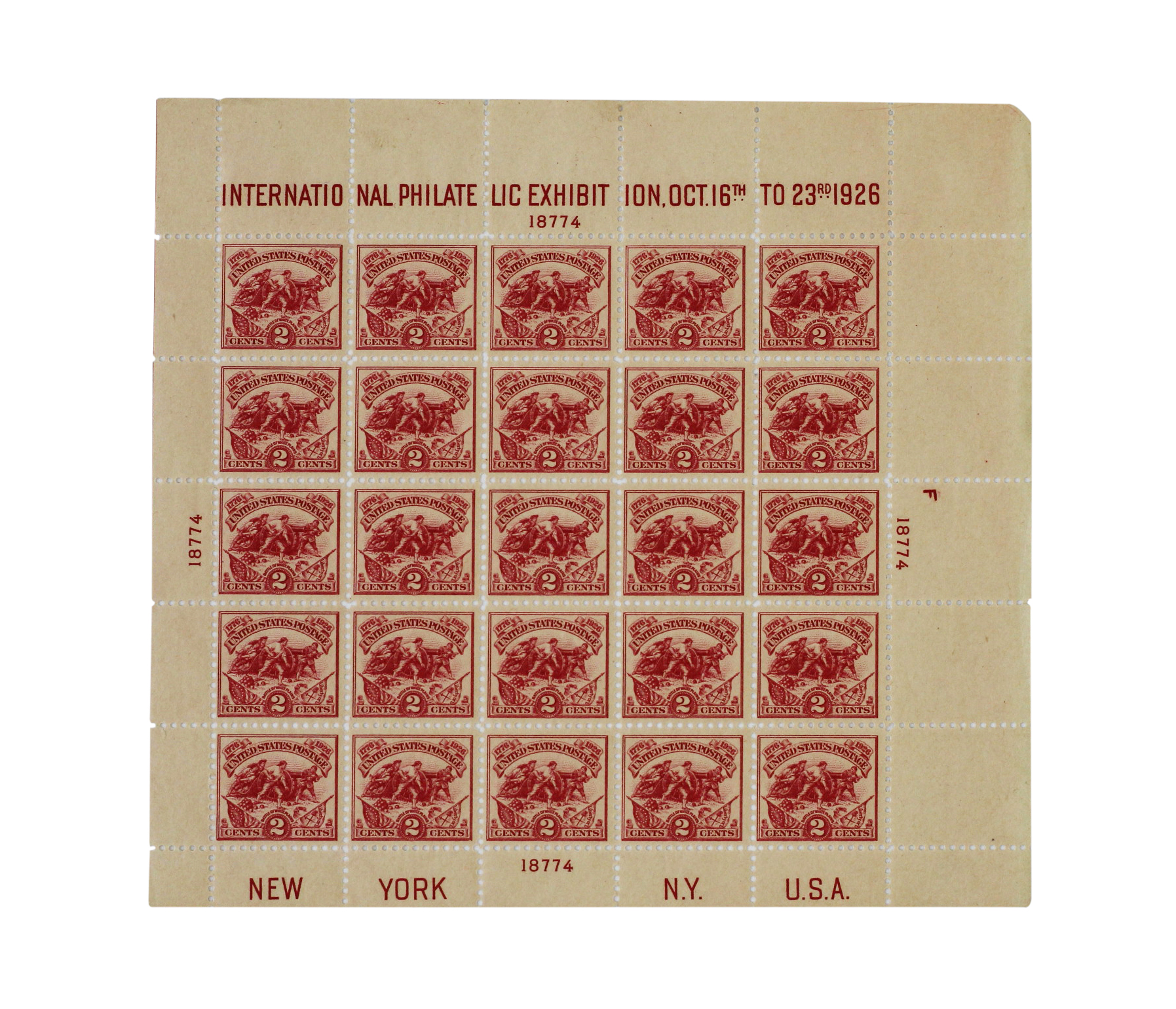 212 · United States, Sheet, 1926, UHM