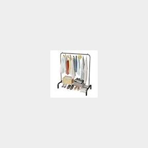 PRACT PACK SINGLE RAIL FREE STANDING DRY CLOTHES RACK