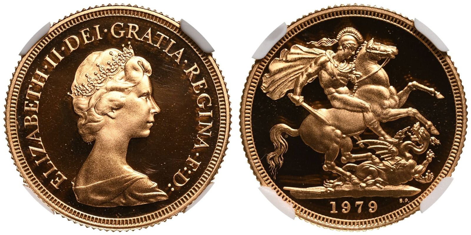 1979 Gold Sovereign Proof NGC PF 69 ULTRA CAMEO | The Coin Cabinet