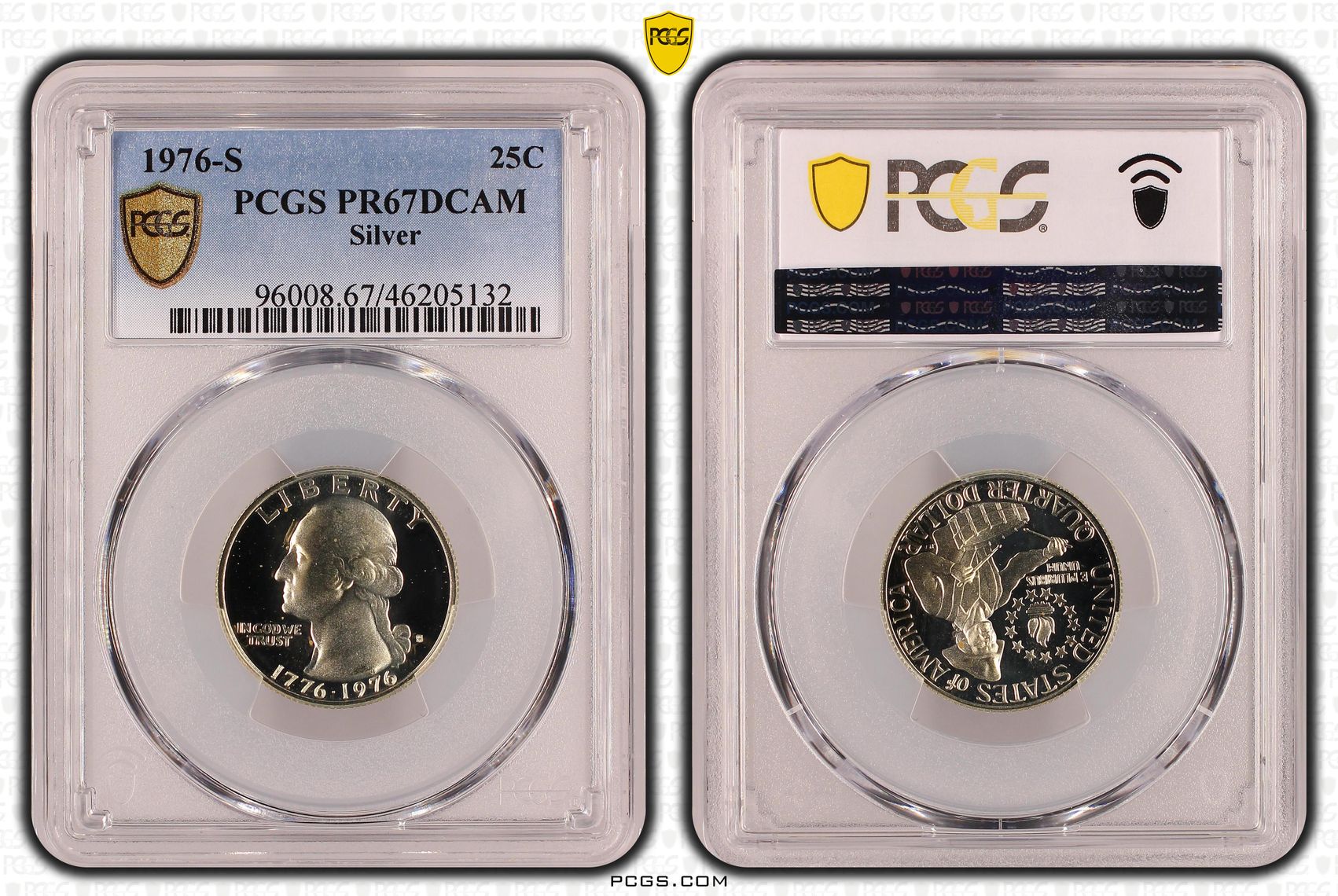 The United States of America, 25c, 1976, Silver, PCGS - PR67DCAM