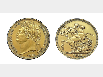 1822 KING GEORGE IV GOLD SOVEREIGN