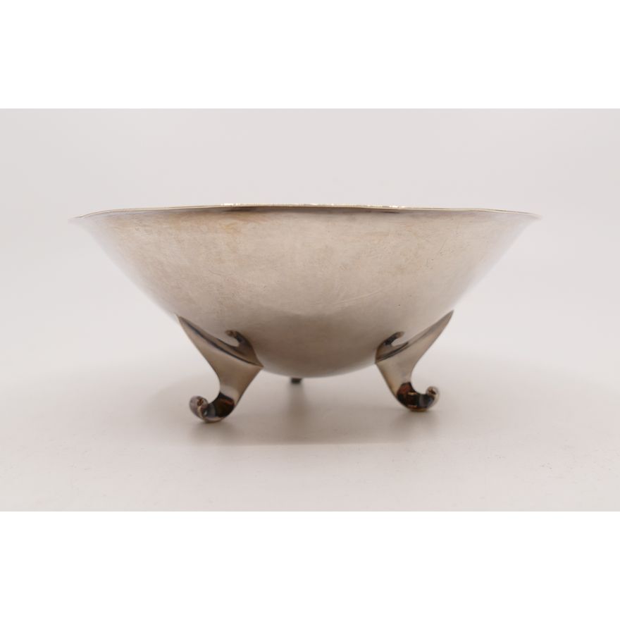 Sterling Footed Bowl Marked Forssen (Boston)- 2.25x5.25''- 187g