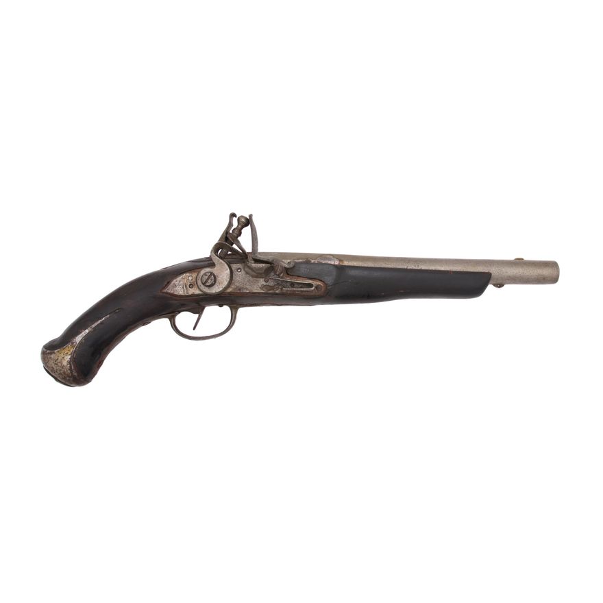 PISTOLET SKAŁKOWY, EUROPA, XVIII W.