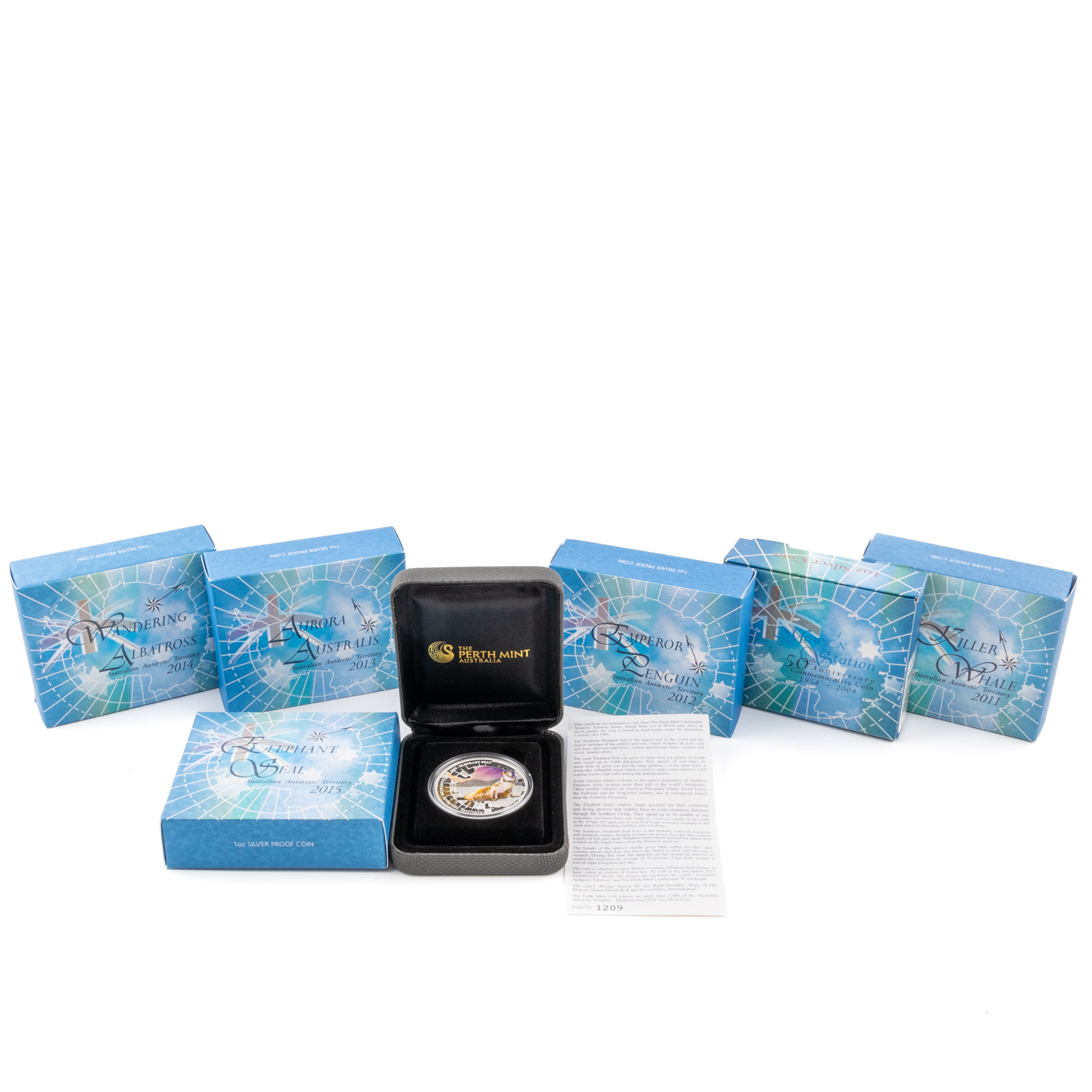 Elizabeth II, Perth Mint, One Dollar, 2004 - 2015, FDC