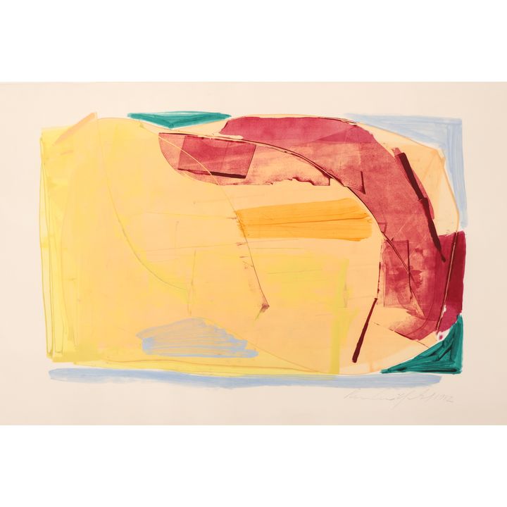 Ronnie Landfield "Untitled" 1982 Acrylic