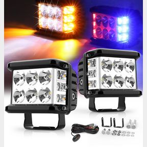 SOLIDFIRE LED 45W SIDE SHOOTER LED POD SPOT DRIVING LIGHT OFFROAD