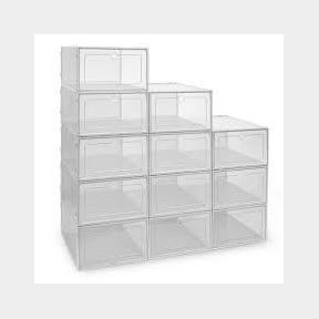 Set Of 12 Shoe Organizer Containers - Set Of 12 Shoe Organizer Containers|Bar 9902156890874 - 51745/15714