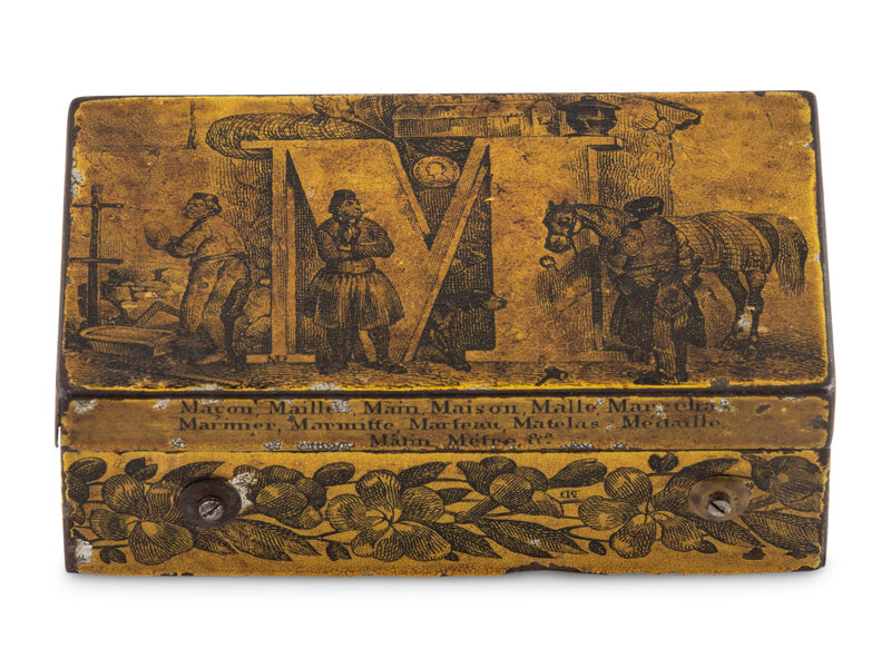 A Musical Movement in a Tin Transfer Box