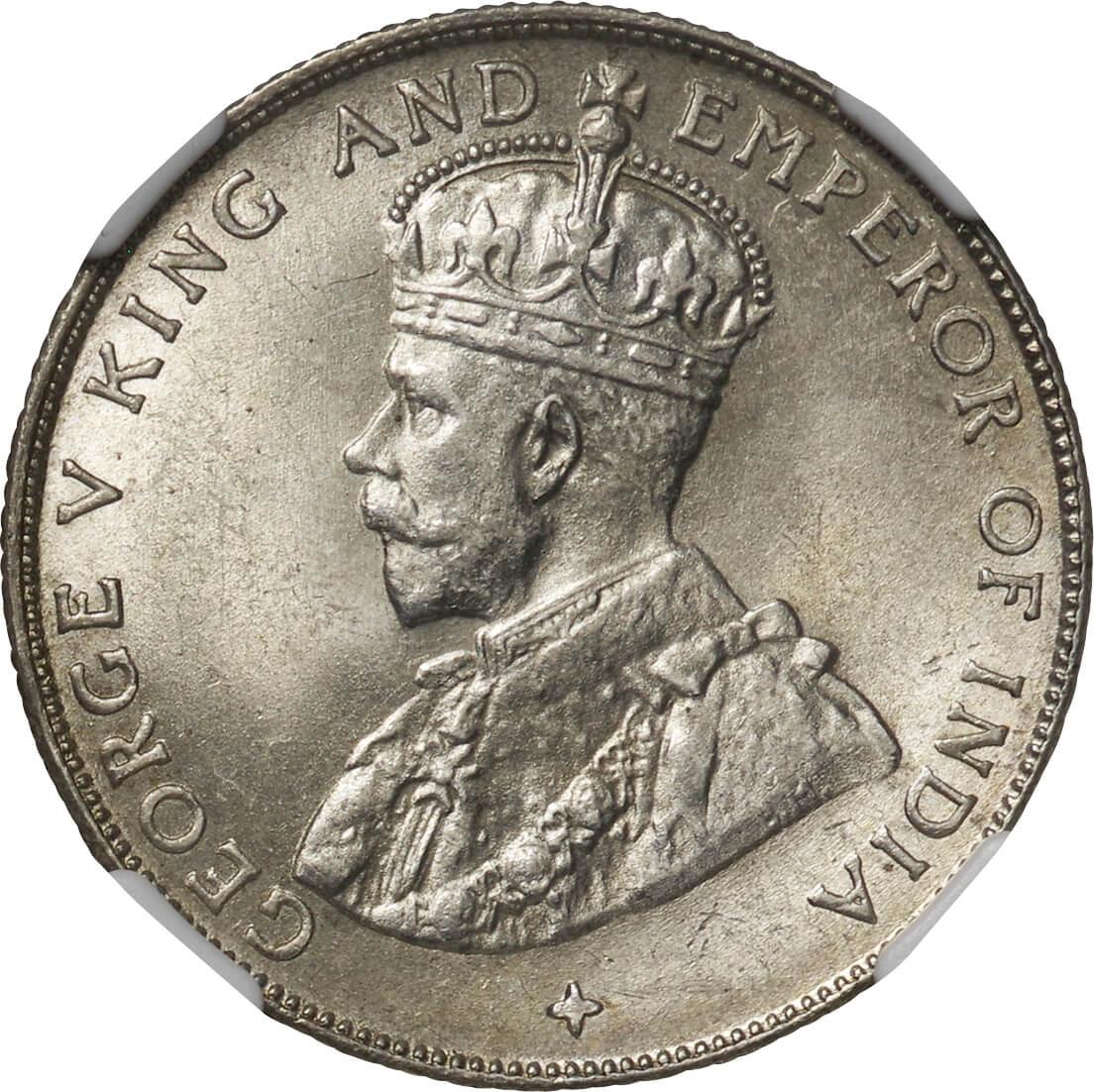 1921年 英領海峡植民地 50セント銀貨 ジョージ5世 - 旧貨幣/金貨/銀貨 ...