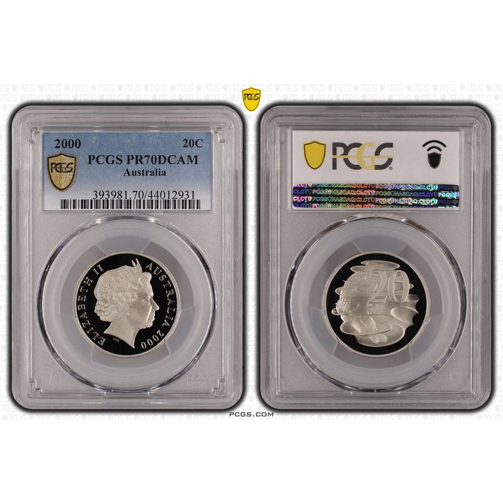 Twenty Cent, 2000, PCGS PR70DCAM