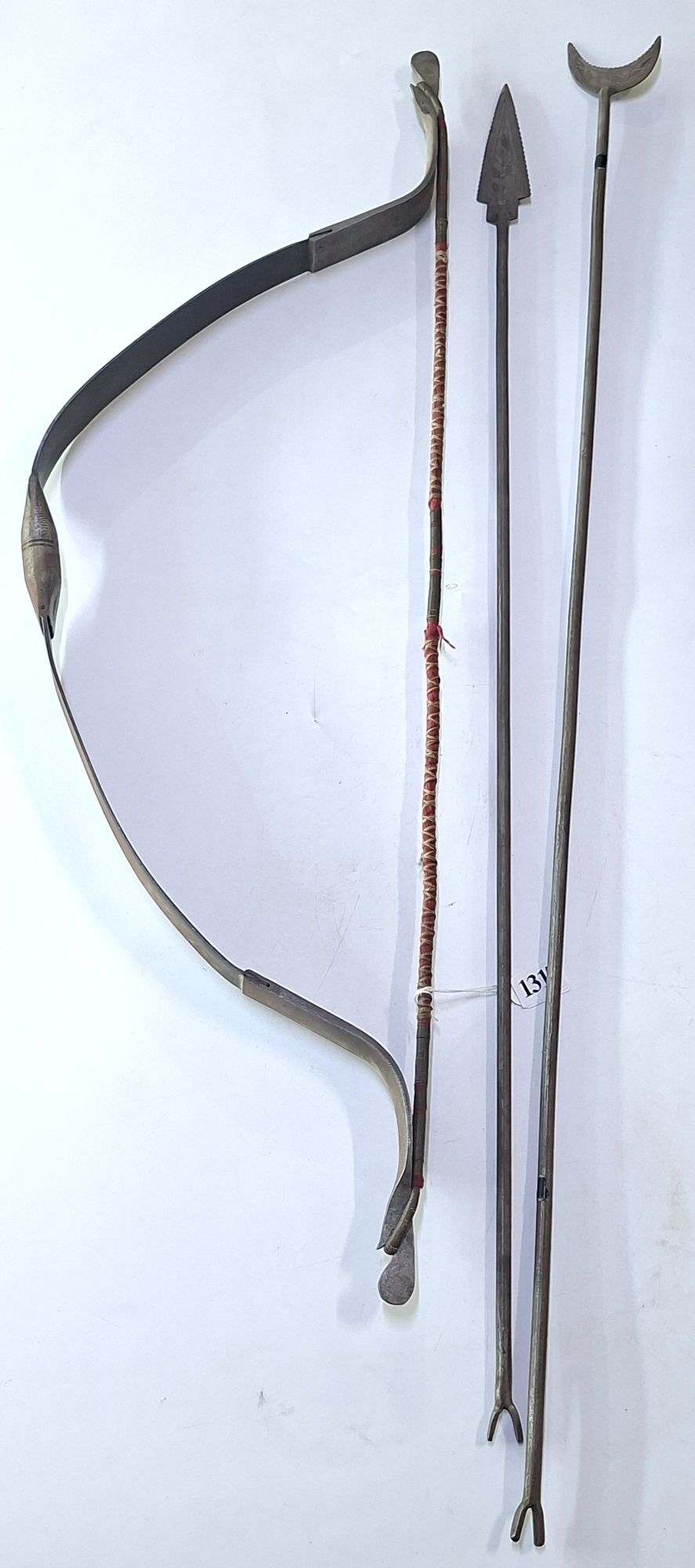 Indian Short Bow And Arrows