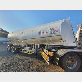 2005 D & M BRIDGER UNIT D/AXLE SEMI INTERLINK FUEL TANKER TRAILER (30 000 LITRE WITH HENDRED FRUEHAUF AXLE) FOLLOWER
