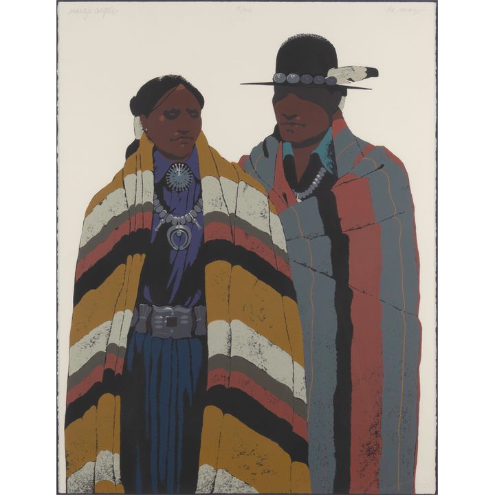 Louis De Mayo (1926-2016), Navajo Couple