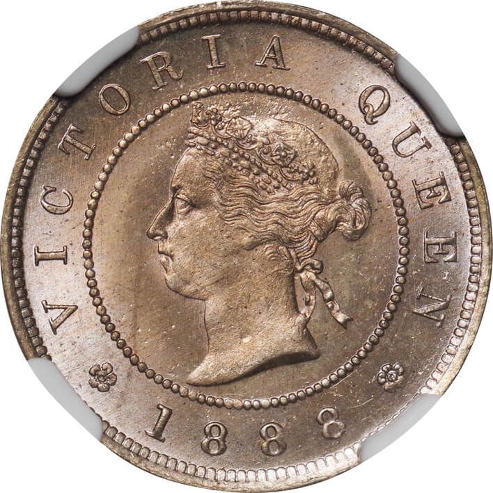 ジャマイカ-Jamaica. 1888. Cn. ファージング(Farthing). NGC