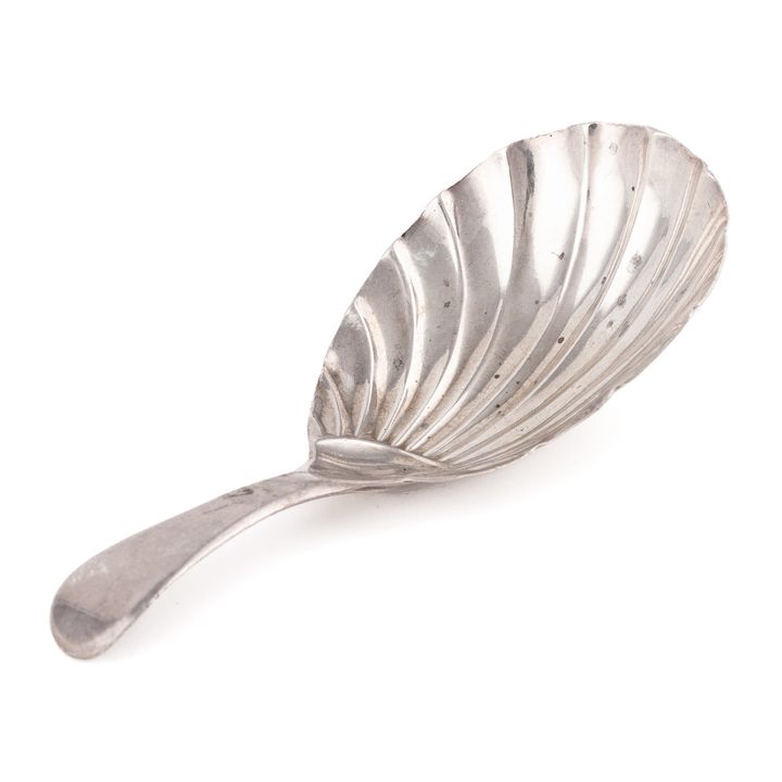 Great Britain, George III, Silver Caddy Spoon - George Smith II, 1799, EF